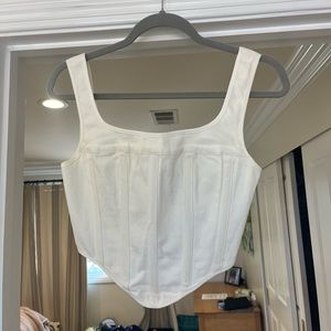 BY.DYLAN white corset top
